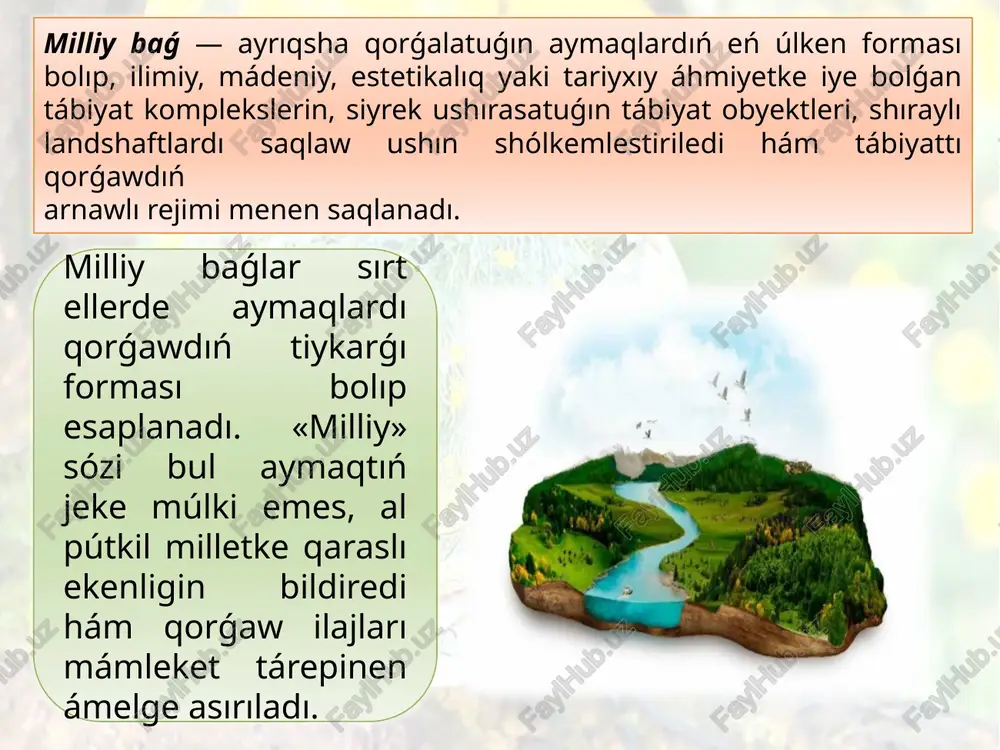 ayrıqsha qorǵalatuǵın aymaqlar - Page 5