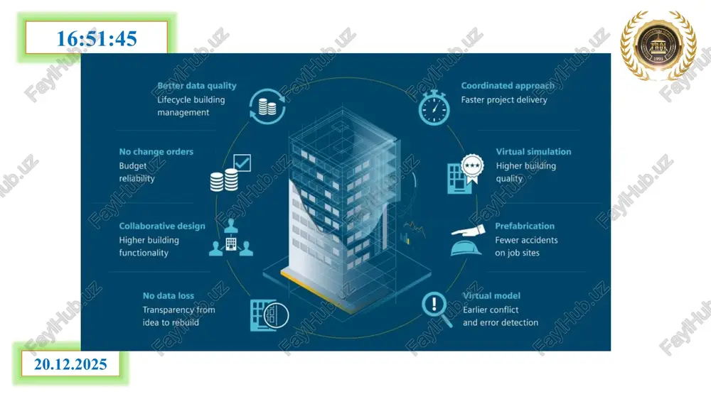 ity no data loss transparency from idea to rebuild coordinated approach faster project delivery virtual simulation higher building quality prefabrication fewer accidents on job sites virtual model earlier conflict and error detection sketchup solidworks freecad archicad revit draftsight souip epce librecad. vectorworks turbocad microstation blender briescad. solid edge exeuves: solidworks s2pbxa ley cero oo food >e@ bsac spb sceaksse 09 o9r9obys*ebrdd otk dof nat se @oermss + o|- seen |. = al) p araw=-->@ aie un|x dg - “be %/8b-20 ee raphiso archi icad autodesk’ autocad’ 2019 &\ autodesk. autocad 2019 uchun qo‘yilgan talablar operatsion tizim microsoft windows 7 microsoft windows 8.1 microsoft windows 10 protsessor asosiy talablar : 2,5-2,9 ggs taktik chastota tavsiya etiladi : 3 ggs taktik chastotadan yuqori xotira asosiy talablar: 8 gb tavsiya etiladi: 16 gb ekran o‘lchamlari standart monitorlar: 1920 x 1080 to‘liq rangli true color rejimli monitor video adapteri asosiy talablar: 1 gb video …