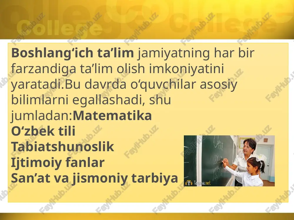 boshlang‘ich ta’limning tayanch bosqichi - Page 5