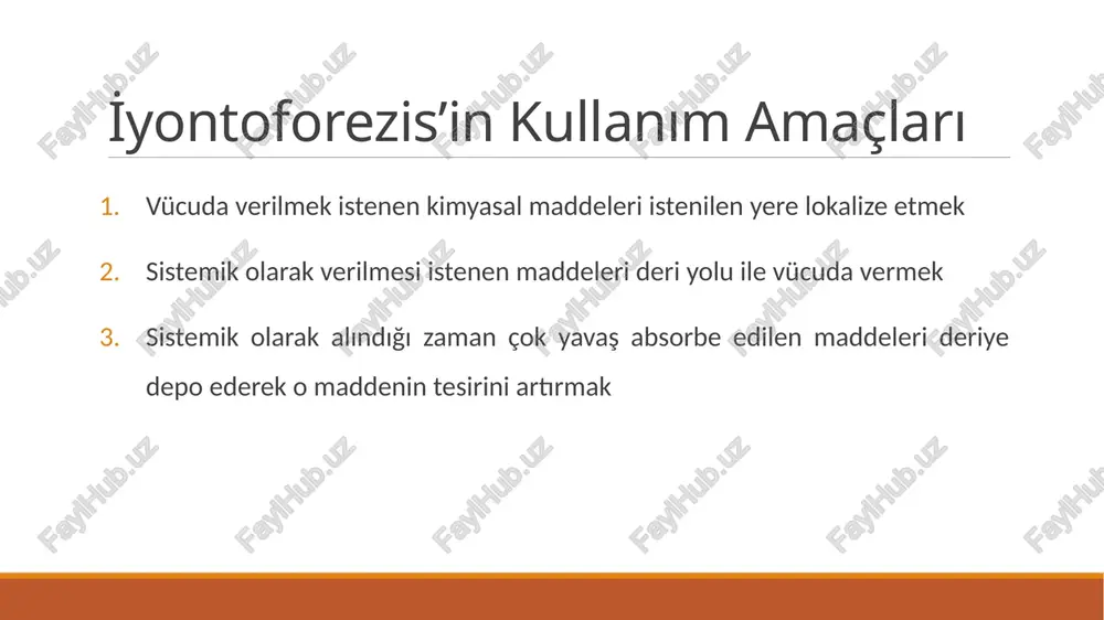 ilat uygulanmaz. saat kayışı, bilezik gibi metallere hassasiyet varsa bakır, çinko, magnezyum kullanılmaz. teşekkürler… image2.jpg image3.jpeg image4.jpeg image5.jpeg image6.jpeg e(volt) pp hy i coanives fs 7 8 9 10111213 14 15 16 1718 19.20 -l various lons used in lontophoresis lon polarity solution purpose/condition acetate - 2-5% acetic acid calcium deposits calcium + 2% calcium chloride myopathy, muscle spasm chlorine - 2% sodium chloride scar tissue, adhesions dexamethasone + 4 mg/ml dexamethasone na-p tendonitis, bursitis hyaluronidase + wyadase edema lodine - lodex ointment adhesions, scar tissue lidocaine + 4% lidocaine trigeminal neuralgia potassium iodide = 10% scar tissue salicylate = 2% sodium salicylate myalgia, scar tissue tap water +/- n/a hyperhidrosis +, positive; —, negative. /docprops/thumbnail.jpeg daz akimlar