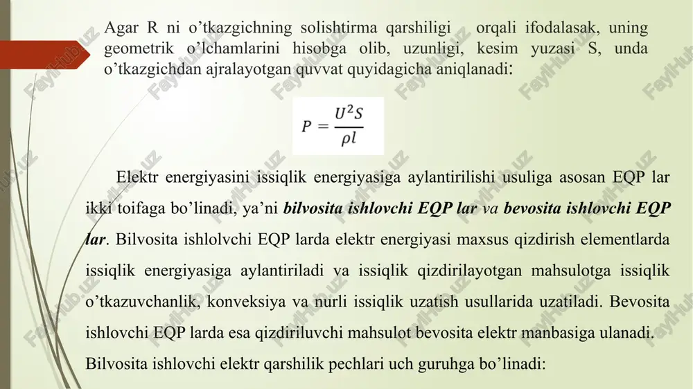elektr qarshilikli qizdirish va isitish qurilmalari - Page 5