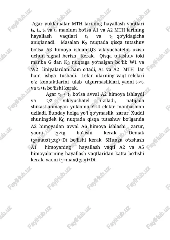elektr uzatish liniyalarida qo‘llaniladigon asosiy himoyalar - Page 5