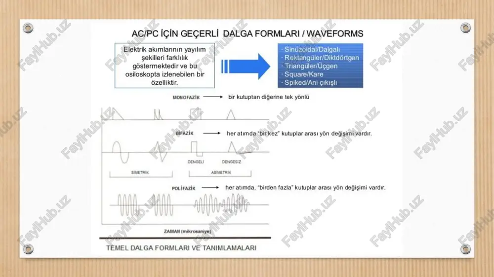atim durasyonu ac pc factor wast stir ars, falar sas . rieeme gini gilenme 1 | \ , \ kt fh ea f4 we faz curasjnian faz arasynian *akum siddeti/intensite/amplitiid kelimeleri egantamiidir, sunumda her tig fadeye de yer verilmisti: [amplitude/ intensity) bu formullerin pratikte anlami nedir? yapilan bu galigmalar daha etkin bir uygulama igin hangi akim siddetinin,hangi atm durasyonunun kullaniimasi gerektigini kesfedebilmek i¢in yapilmstir. farkli dalga formiari ve akim siddetler ile biyolojik dokulardan cevap almak miimktindiir fakat pek gok tiretici ve bilim adami en diisik siddet ile en etkin ve konforlu uygulamay! bulmak izere galigmalar yapmistir. bu noktada iki énemli tanim ortaya atilmistr. reobaz: siniri uyarmak igin gerekli minimum intensite-akim siddeti kronaksi:reobazin iki kati bir degerle, siniri uyarabilecek minimal atim durasyonu. 7 wes) en uygun atm durasyonu ve akim siddeti hangisidir? ‘| ‘bir sinirlifinin kronaksi dederi “anlik olarak ve kisiden kisiye" dedismektedir, bu nedenle, degeri sabit bir atim durasyonu her …