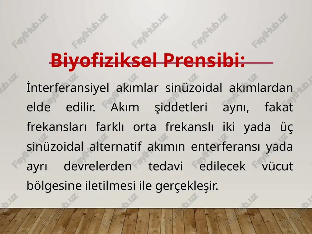 v/sn i̇drar inkontinansta  0-100 dev/sn kemik i̇yileşmesi  20 dev/sn reynaud sendromu  90-100 dev/sn i̇stemli kaslarda motor etki  40-80 dev/sn ameliyat sonrası (ortopedik)  0-100 dev/sn pelvik taban kaslarının rehabilitasyonunda elektrotlar karın alt kısmı ve uyluk iç kısmına (adduktör kaslar) yerleştirilir. düşük deri direnci ve minimum rahatsızlık hissi ile kuvvetli kontraksiyonlar elde edilir. vakum enterfaransi̇yel spazma bağlı ağrılı durumlar için önerilir. vakum elektrotlar karşılık yerleştirilir. vakumun durasyonu ve şiddeti istenilen şekilde ayarlanabilir. en sık bel ve boyun bölgelerinde ağrı+spazm için kullanılır. adezyon + konstipasyon gibi durumlarda da denenmektedir. uygulama 20-30 dk. dır. tehlikeler, önlem ve öneriler kısa dalga ve mikrodalga diatermi enterferansiyel cihaz fonksiyonunu etkiler. cihaz bu cihazlardan en az 5 m uzakta olmalı veya aynı anda çalıştırılmamalı. metalik implantların çevresindeki yumuşak dokular ısınabilir, hasta izlenmeli. elektrot ve diğer materyaller hastalar arasında enfeksiyon yayılımını önlemek amacıyla %70’lik isopropil alkol ile temizlenmelidir. tedavi bölgesindeki kıl/tüyler temizlenmeli i̇yileşmekte olan …