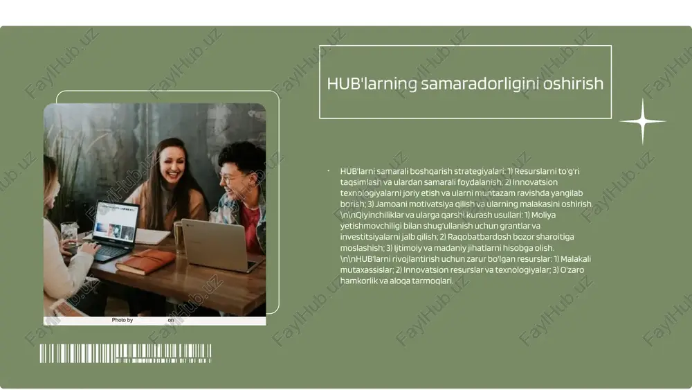 repreneurship, 2023 4. sattorov, i. hub'lar va raqobat afzalliklari. tashkent: economic studies journal, 2021 5. tursunov, s. innovatsion jarayonlarda hub'larning ta'siri. tashkent university press, 2022 e'tiboringiz uchun rahmat! image1.png image2.png image10.jpg image3.png image4.png image11.jpg image12.jpg image5.png image6.png image7.png image8.png image13.jpg image9.png as sssaa ss 7] ==f77, ——_ carnival