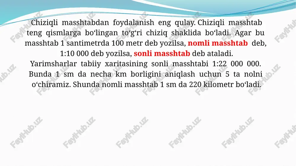 masshtab va uning turlari - Page 5