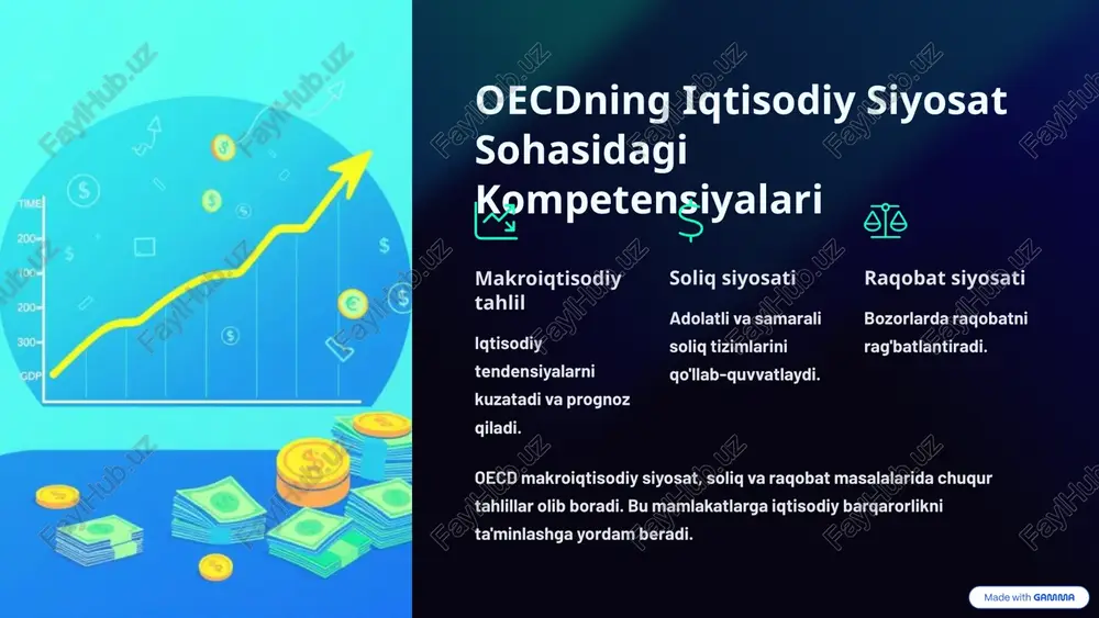 oecd tashkiloti: umumiy ma'lumot va kompetensiyalar - Page 5
