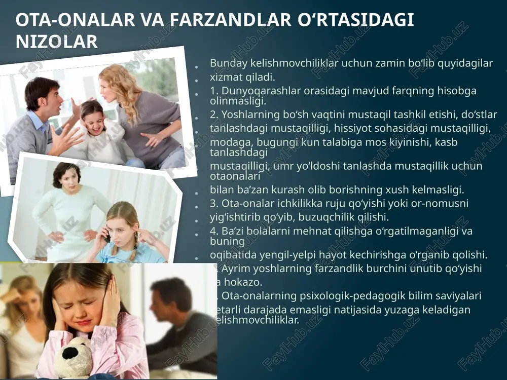 djerald liberman rashk kasallik kabi kechga borganda kuchayadi. pol lotan sevgi-muhabbatga kuch qolmaganda ham rashk qilish uchun kuch topiladi. mariya dombrovskaya er-xotin mehmonlarni yaxshi ko‘rishardi, chunki mehmon bo‘lmagan kuni uyda janjal bo‘lardi. tibbiyot fani kuzatuvlariga ko‘ra: bo‘ydoqlarning aksariyati aqldan ozib o‘ladilar. uylanganlarning aksariyati esa bu yoshga yetishga ulgurmaydilar. a. chexov yomon xotin hayotni zaharlaydi, yaxshisi esa jonga tegadi. ular orasidagi farq ana shunda, xolos. leonard djevetskiy beladonna: italiyada bu go‘zal ayoldir, angliyada esa kuchli zahardir. ikki til asosidagi bu o‘xshashlik kishini hayratga soladi. ambroz birs dunyoda ayol kishini mendan ko‘p biladigan erkakning o‘zi yo‘q, men esa hech narsa bilmayman. seymur xiks uylanishga qaror qilish erkak kishining hayotida so‘nggi mustaqil qabul qilgan qaroridir. vanda blonskaya erkak kishini uydan haydash yaxshi emas, u qaytib kelmasligi ham mumkin. etiboringiz uchun rahmat image7.png image19.jpeg image20.jpeg image21.jpeg image22.jpeg image23.jpeg image24.jpeg image25.jpeg image26.jpeg image27.jpeg image28.jpeg image29.jpeg image30.jpeg image31.jpeg image18.png image11.jpeg image12.png image17.png /docprops/thumbnail.wmf