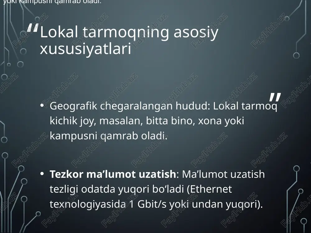 lokal tarmoqlarning turlari - Page 5