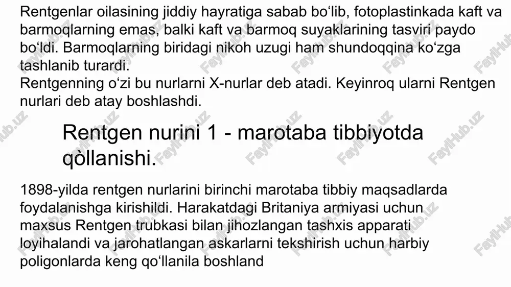 spektral kt sifatida ham tanilgan dual energy ct — bu kompyuter tomografiyasining rivojlanishi boʻlib, unda ikkita maʼlumot toʻplamini yaratish uchun ikkita energiya ishlatiladi.[10] dual energy ct ikki xil maʼlumotlar toʻplamini olish uchun ikki manbali, ikkita detektorli qatlamli yagona manba, energiyani almashtirish usullari bilan bitta manbadan foydalanishi mumkin.[11] ikki manbali kt anʼanaviy bitta quvurli tizimlardan farqli oʻlaroq, ikkita rentgen naychali detektor tizimiga ega rivojlangan skanerdir.[12][13] ushbu ikkita detektor tizimi bir xil tekislikda 90 ° da bitta gentriga oʻrnatiladi.[14] ikki manbali kompyuter tomografiyasi skaneri faqat yarim aylanishda toʻliq kt boʻlagini olish orqali yuqori vaqtinchalik aniqlik bilan tez skanerlash imkonini beradi. tez suratga olish yuqori yurak urish tezligida harakatning xiralashishini kamaytiradi va nafasni ushlab turish vaqtini qisqartiradi. bu, ayniqsa, nafasini ushlab turish qiyin boʻlgan yoki yurak urishini kamaytiradigan dori-darmonlarni qabul qila olmaydigan bemorlar uchun foydalidir.[14][15] energiyani almashtirish bilan yagona manba — bu dual energy ct ning yana bir usuli boʻlib, unda bitta trubka …