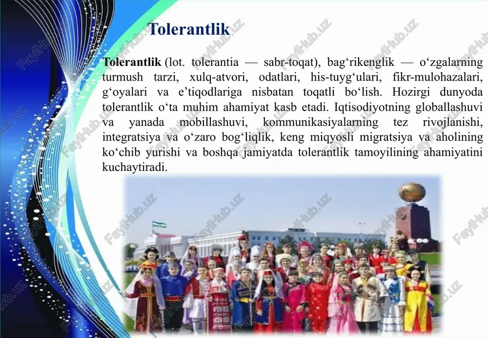 diniy bag‘rikenglik, tolerantlik—xalqlar do‘stligining muhim poydevori - Page 5