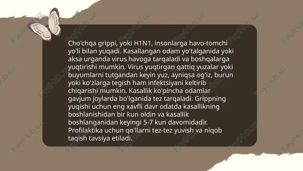 parranda va cho'chqa gripi va uning hozirgi kundagi muammolari - Page 5