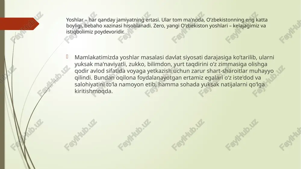 yangi o‘zbekiston yoshlari bugunimiz va istiqbolimiz poydevori - Page 5