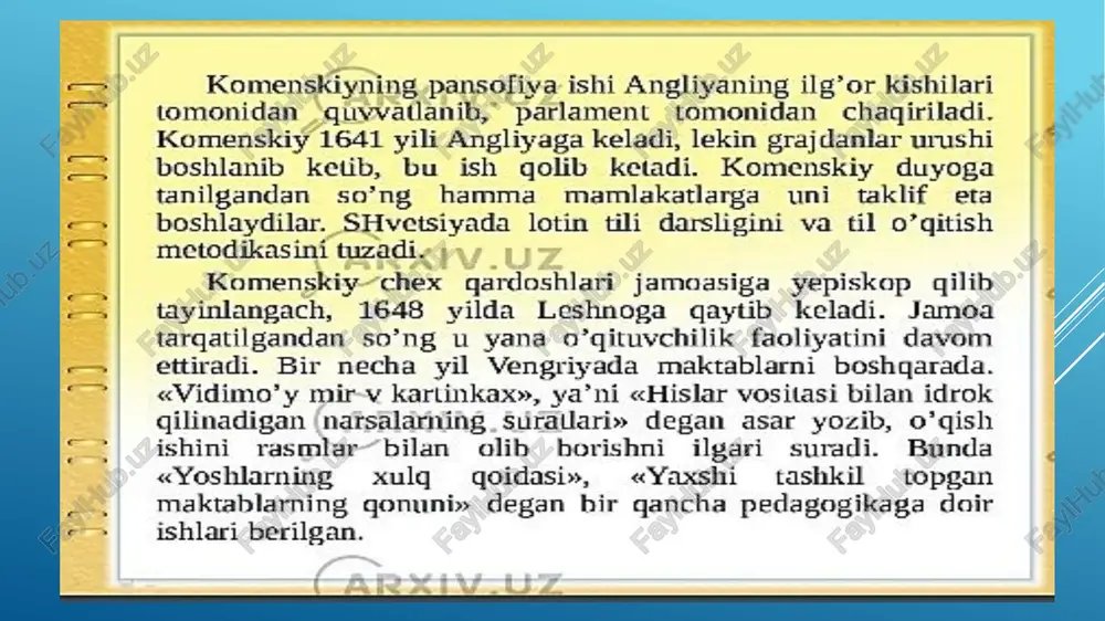 yan amos komenskiyning pedagogik tizimi - Page 5