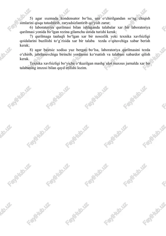 yoki elevatorlar orqali bajarishi mumkin. bu sistemalar asosiy ishlab chiqaruvchi mexanizmlar bilan o’zaro bog’lashgan bo’lib, texnologik jarayonida o’ziga xos vazifasini bajaradilar. misol qilib bir necha transporterlardan iborat bo’lgan sistemani ko’rib chiqamiz. toshilayotgan yuk –sochiluvchan material turi. uzatilayotgan yuk konveyen ustida to’planib qolmasligi uchun yuk tashish sistemani yurgizilishi ohirgi transporterdan boshlanib ketma-ket ulash bilan amalga oshiriladi. yuk tashish sistemaning elektr yuritmalarini aytib ketilgan ketma ketlikda yurgizish uchun yuoshqaruv sxemasida blokirovkalar mavjuddir. blakirovka ikki turlarga, ya’ni bog’langan va bog’liq bo’lmaganlarga ajratiladi. bog’langan blakirovka yuritma dvigatelini faqat o’zidan oldingi dvigatel ulaganidan keyin ishlashini ta’minlaydi. boshqaruv sxemada bog’liq bo’lmagan blokirovka qo’llanganda esa yuritmaning navbatdagi dvigateli, oldingi dvigatel manbaadan uzilganda, ishlaydi. (ya’ni bunda yuritmaning ikki dvigateli bir vaqtning o’zida ishlashi mumkin emas). bog’lanagan va bog’liq bo’lmagan blakirovkalarni sxemalari 1 a) rasmda berilgan. 1a-rasmda bog’langan blakirovka qo’llangan. “yurgizish-1” knopkasi bosilganda, birinchi 1 myu magnit yuritgich zanjiri ulanib d1 dvigatel ishga tushadi. shu joynining o’zida ikkinchi 2myu …