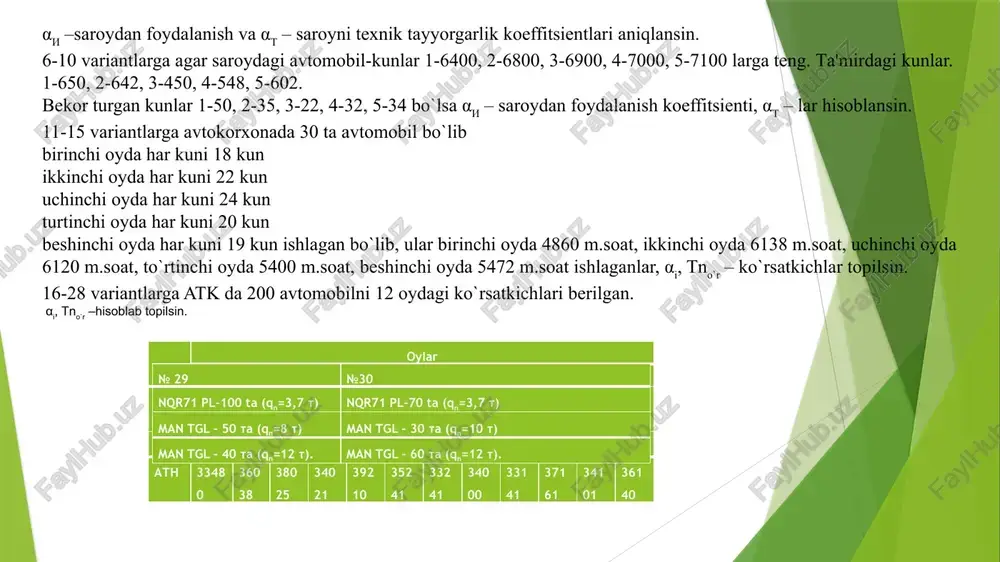 transport vositalari ekspluatatsion xususiyatlari - Page 5