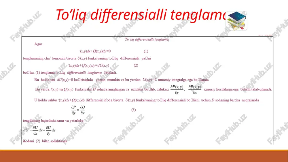chiziqli differensial tenglamalar - Page 5