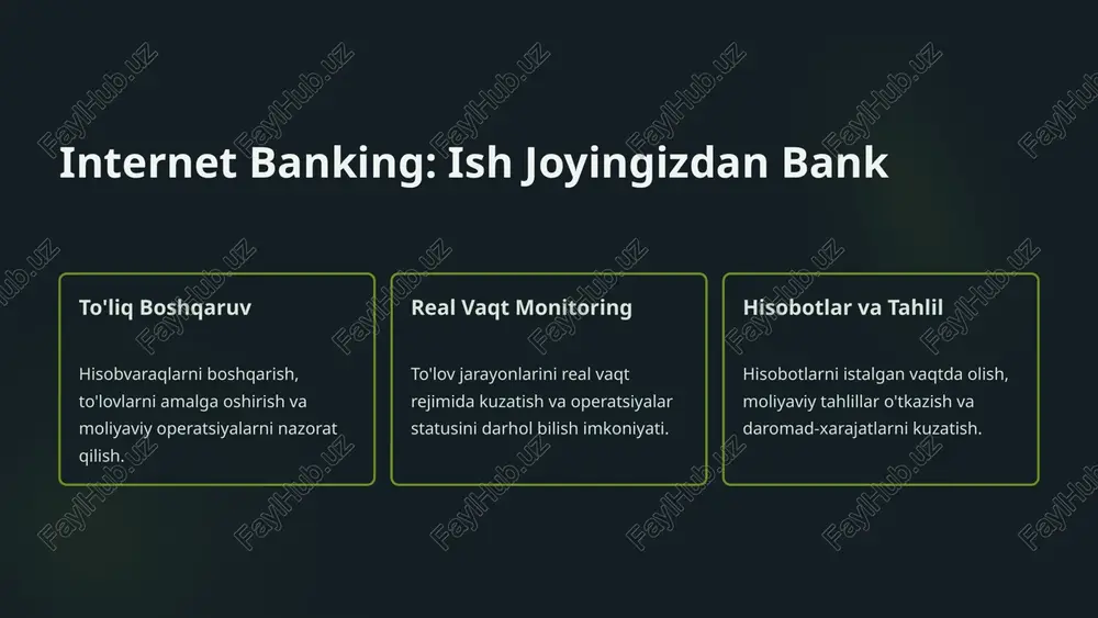 raqamli bank xizmatlari (mobil, internet banking) - Page 5