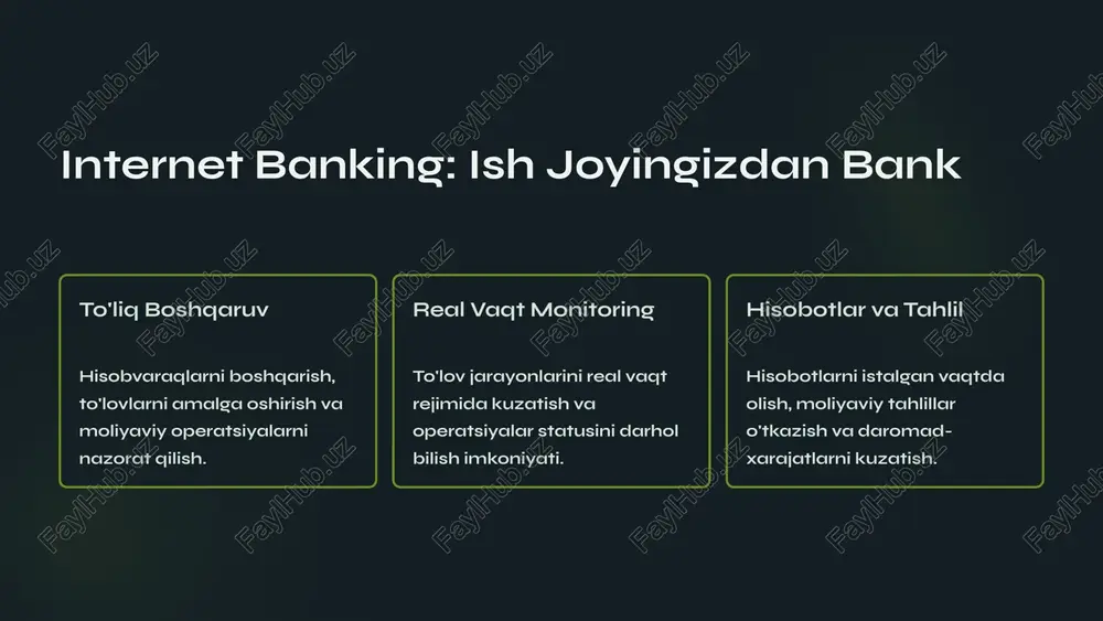 raqamli bank xizmatlari (mobil, internet banking) - Page 5