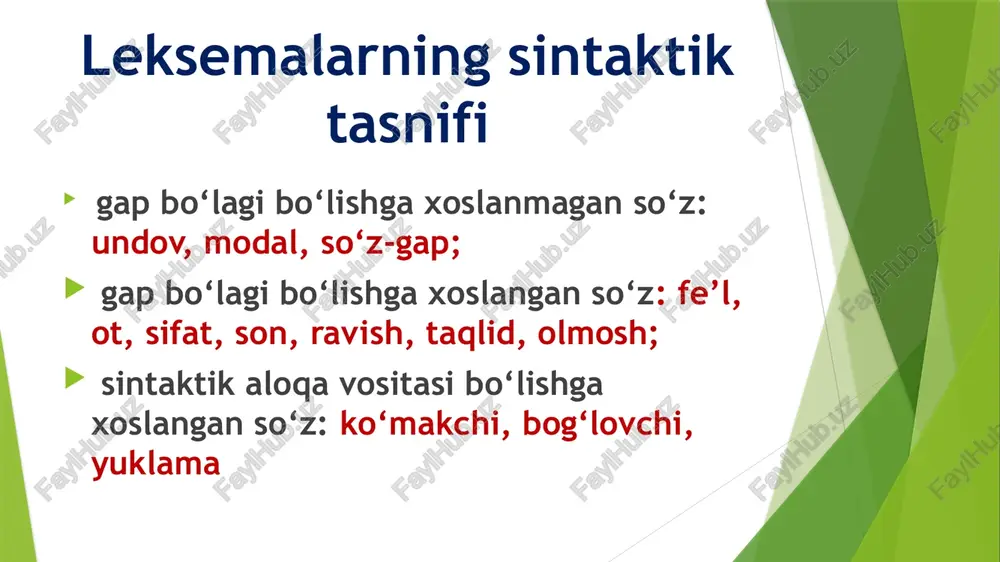 mustaqil so‘z turkumlari. ot so‘z turkumi - Page 5