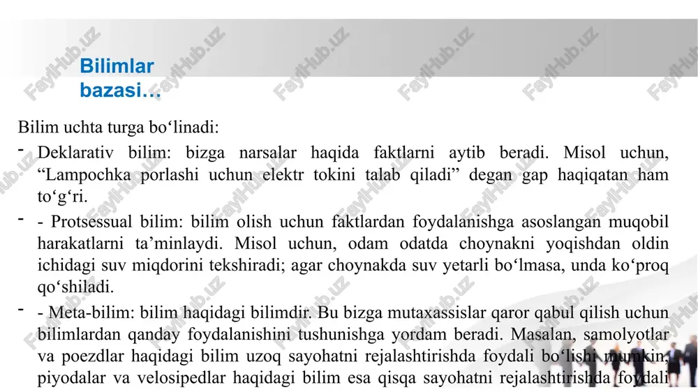 a ko'rinishi mumkin: insonning nutqi audio qurilma orqali yozib olinadi. mashina so'zlarni audiodan yozma matnga aylantiradi. nlp tizimi matnni uning tarkibiy qismlariga ajratadi, suhbat konteksti va insonning maqsadlarini tushunadi. nlp operatsiyasi natijalariga ko'ra, mashina bajarilishi kerak bo'lgan buyruqni aniqlaydi. nlp misol nlp ilovalari bizning atrofimizda. bu google yoki yandex-da qidiruv, mashina tarjimasi, chat botlari, siri, elis, sberdan salute kabi virtual yordamchilar va boshqalar. nlp raqamli reklama, xavfsizlik sektori va boshqalarda qo'llaniladi. nlp texnologiyalari fanda ham, tijorat biznes muammolarini hal qilishda ham qoʻllaniladi: masalan, sunʼiy intellekt va uni rivojlantirish yoʻllarini oʻrganish, shuningdek, qidiruv tizimlaridan tortib musiqa ilovalarigacha boʻlgan tabiiy inson tillari bilan ishlaydigan “aqlli” tizimlarni yaratish. mashinali oʻqitish usuli mashinali o‘qitish (ml) - bu sun'iy intellekt usullari sinfi bo'lib, uning xarakterli xususiyati muammoni to'g'ridan-to'g'ri hal qilish emas, balki ko'plab shunga o'xshash muammolarning echimlaridan foydalanish orqali o'rganishdir. mashinali o‘qitish algoritmlarga asoslangan. bugungi kunda mashinali o‘qitish algoritmlarining ikkita asosiy turi qo'llaniladi: nazorat ostida …