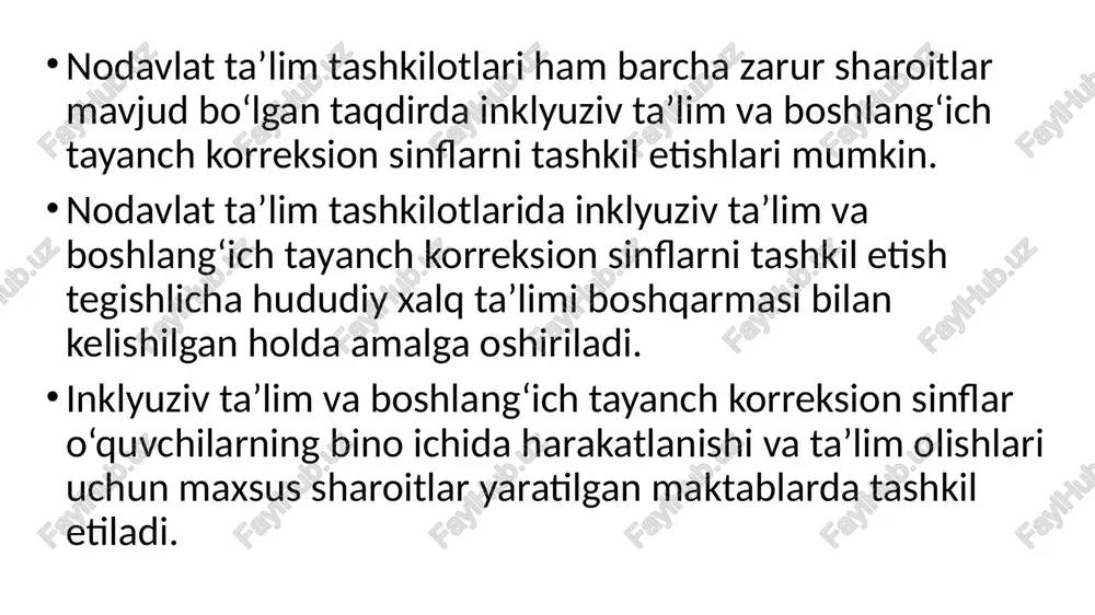 vojlanishiga ta’sir etmaydigan, u umumiy maktab sog‘lom tengdoshlari katori uzlashtiradigan bulsa, u anomal bolalar toifasiga kirmaydi. katta yoshdagi kishilarda ma’lum sabablarga ko‘ra paydo bo‘lgan nuqsonlar ham ularning umumiy rivojlanishiga ta’sir etmasa, bu kishini anomal deb hisoblash mumkin emas. bola rivojlanishidagi turli xil kamchiliklar noqulay muhit, notug‘ri tarbiya, ta’lim natijasida ham paydo bulishi mumkin. masalan, noqulay oilaviy sharoit, pedagogik qarovsizlik, o’qituvchining bolaga noto‘g‘ri munosabati va boshqa ko’pgina sabablar bola rivojlanishiga salbiy ta’sir ko’rsatib, uning dastur materiallarini yaxshi o’zlashtira olmasligiga, ulgurmovchi o’quvchilar orasiga qo‘shilib qolishiga sabab bo’ladi. shunday bo’lsada, biz bunday bolani anomal bolalar toifasiga kiritmaymiz, chunki uning rivojlanishidagi kamchiliklar organizmdagi qanday bo’lmasin biror organik yoki funksional patologik o‘zgarishlarga bog‘liq bo’lmay, balki boshqa sabablardan kelib chiqqan.tarbiyachi va o’qituvchilar bunday bolalarni anomal bolalardan farqlay oladigan bo‘lishlari kerak. image1.jpeg skckntro3sua cerperauua tabnumaan raukapuna horuponnurnu gop gonanap yuyh 6ynrau horuponnuru gop uxttucocnawttupunran maxcyc gonanap makttag ba maktag-uhtephatnap unterpaunsa horupornurn gop gonanap yuyh horuponnurn 6ynran gonanap …