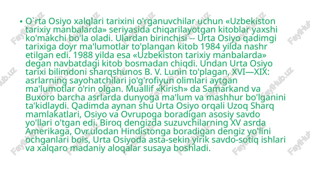 o`rta osiyo xonliklari tarixshunosligi - Page 5