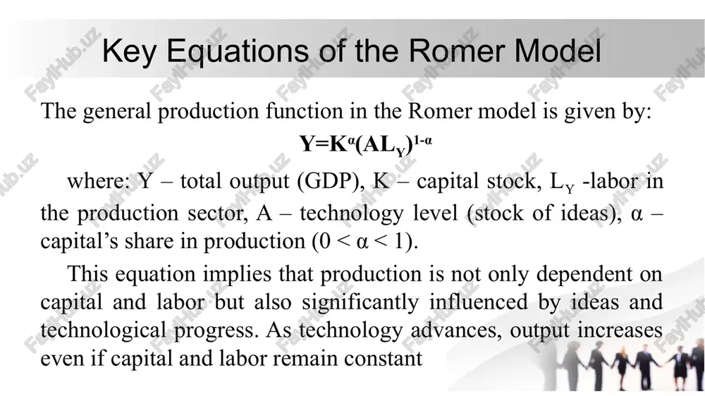 nge and economic growth models, particularly through his integrated assessment model (iam). he was awarded the nobel prize in economics in 2018 for his research on the economic implications of climate change. the integrated assessment model (iam) one of nordhaus's key contributions is the integrated assessment model (iam), which connects economic growth with environmental factors, particularly climate change. his model examines the impact of greenhouse gas emissions on economic output and incorporates natural resources and environmental damage into traditional growth models. types of innovations and their endogenous characteristics as endogenous growth factors. innovation is the process of creating, introducing, and implementing a new idea, product, service, or process. innovations are applied in various fields such as the economy, technology, medicine, education, and many others. they aim to solve existing problems, increase efficiency, or create new opportunities. types of innovations and their endogenous characteristics as endogenous growth factors. product innovation – …
