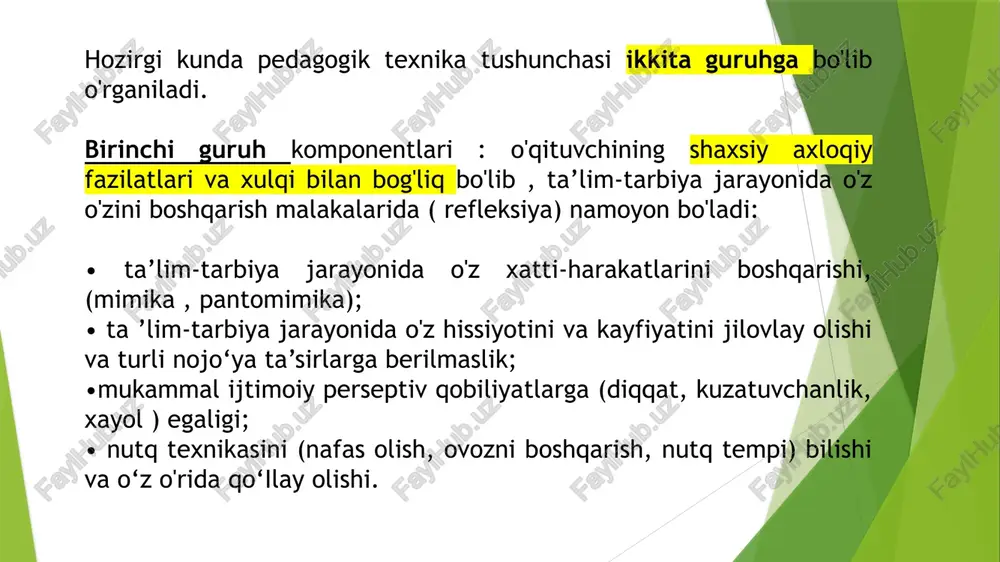 sarlarida hozirgi kun o'qituvchisiga qo'yiladigan “murabbiylikning shartlari” da oqilona berilgan: ‘‘...siz insonlarning hech bir yo'q joydan “shoxini ko‘kartirish ”, qulfi dilini ochish, dunyosini kengaytirish, kechagi holatidan bugunini yuksakroq qilish uchun bu ishga qo`l urdingiz. ammo oldin biling: umringizni sarflab olib borayotgan harakatlaringiz ro‘parangizdagi o‘quvchiga yoqayaptimi, yo‘qmi? bor gap shunda! murabbylikni xohlagan, shu kasbga o‘qigan odam murabbiy bo'lib qolmaydi. ustozlikning o'ziga xos parhezlari, bosib o'tilmaydigan chegara chiziqlari bordir! birinchidan, dilingizda ustoz—murabbiyning yozilganu yozilmagan qonun-qoidalariga bo‘ysunaman, degan allohga qasamingiz bo'lsin. ikkinchidan, niyatingiz sof bo‘lsin! men insonlarni faqat yaxshilikka o‘rgataman deng, orqamda o‘z qo‘lim bilan yaratilgan fayzli bog‘lar qoladi, deb tilak tilang! toki shogirdlaringiz sizning sharofatingiz bilan faqat savob ishlarga dahldor bo'lsinlar. uchinchidan, haqiqiy murabbiy bo‘laman desangiz, birovga biror narsa o rgatishni astoydil xohlang va siz ilmga nisbatan muhabbat qo ‘ying! har bir ishingizga fidoyilik bilan kirishing. buning otini ixlos deydiladi! shu ishtiyoq sizda qanchalik kuchli bo'lsa, tangri sizga shuncha uquv beradi, ep …