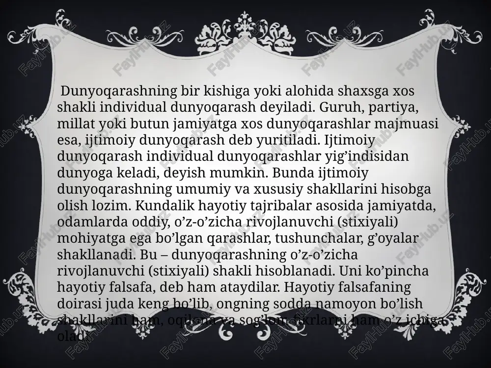 falsafiy dunyoqarash - Page 5