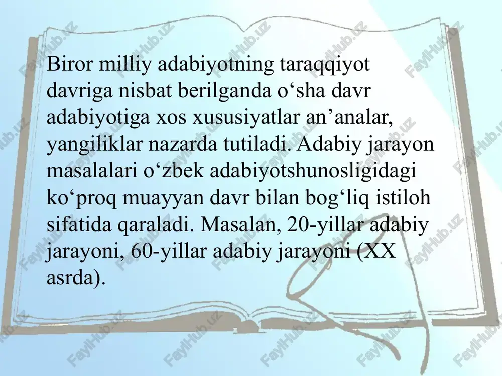 adabiyotshunoslikka kirishfanidan seminar mashg'uloti - Page 5