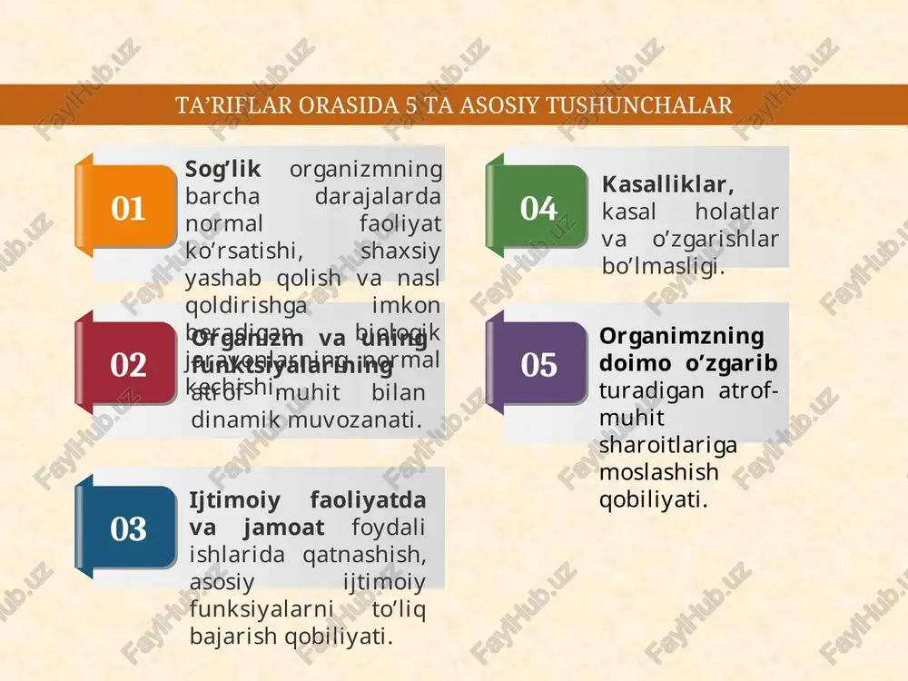 inson salomatligiga tasir etuvchi omillar - Page 5