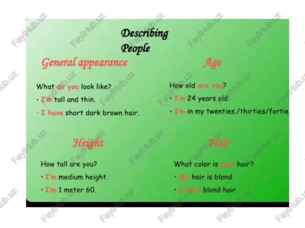 physical appearance presentation - Page 5