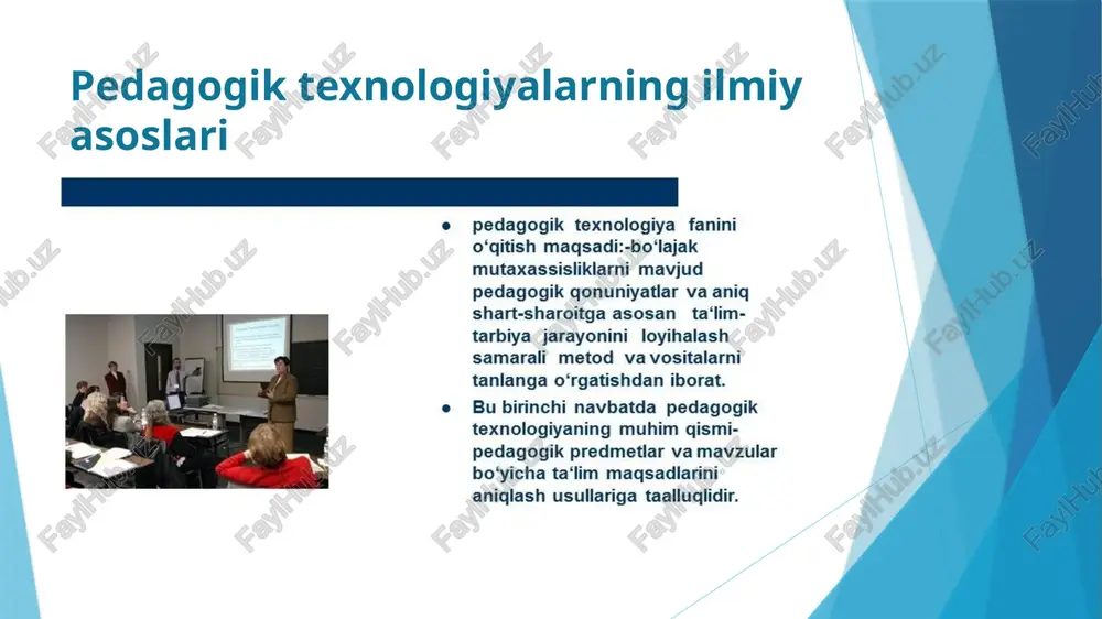 pedagogik texnologiyalarning dars jarayonida qo'llashning samarali ahamiyati - Page 5