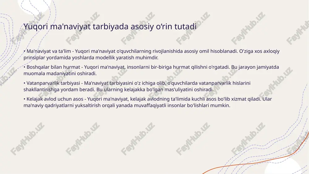 tarbiya usullari va turlari, uning shaxs shakllanishida tutgan o‘rni - Page 5