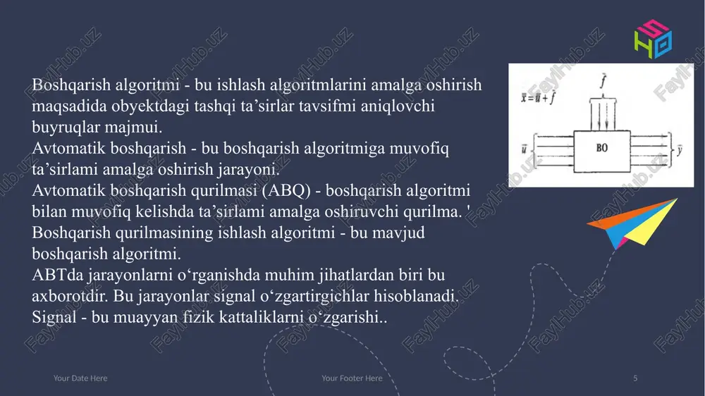 avtomatik boshqarish nazariyasi - Page 5