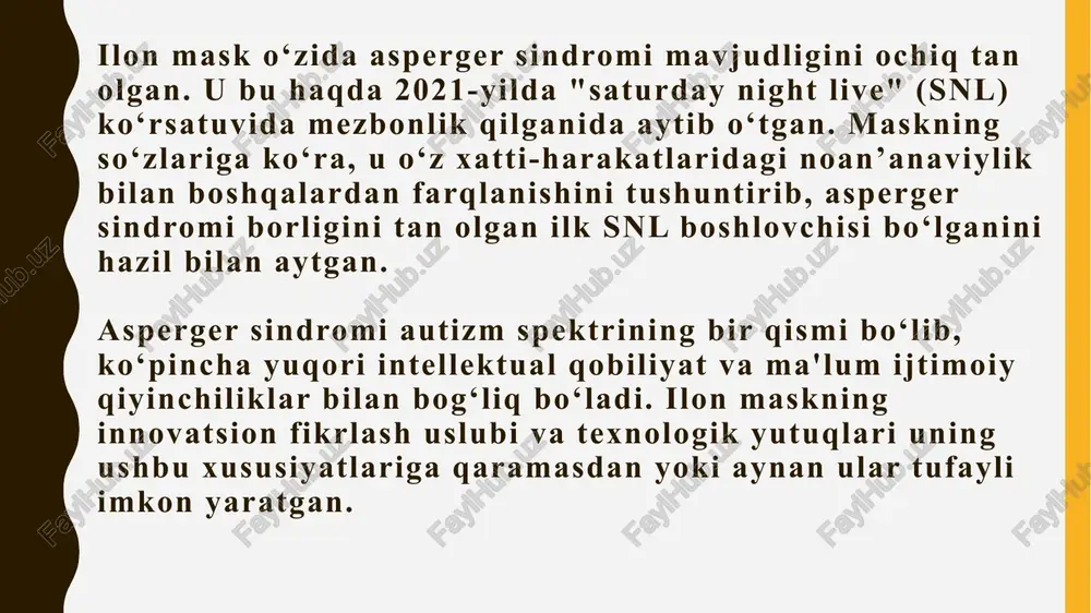 autizm sindromiga chalingan mashhurlar - Page 5