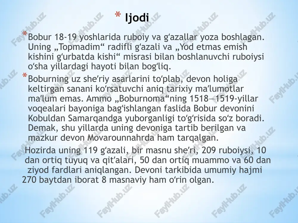 zaxiriddin muhammad ibn umarshayxo’g’li - Page 5