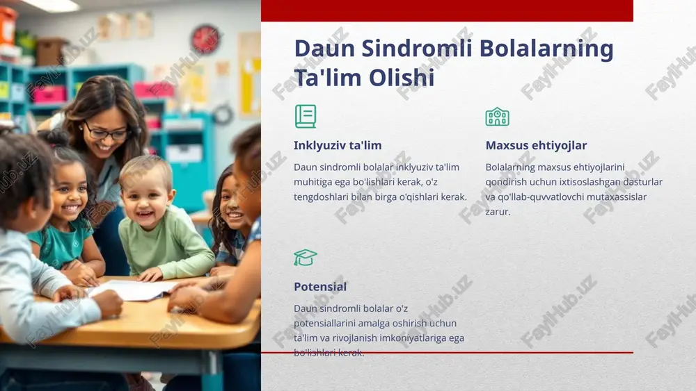 daun sindromining asosiy xususiyatlari - Page 5