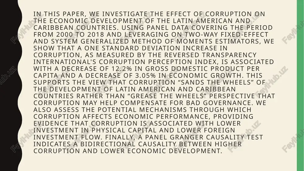 corruption and economic growth - Page 5