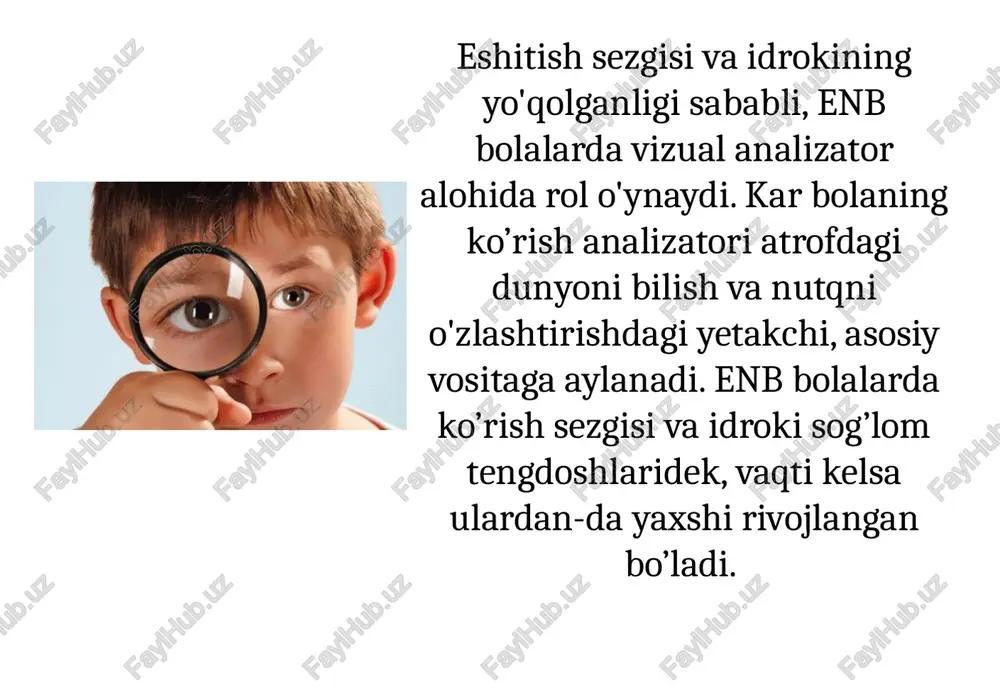 eshitishida nuqsoni bo‘lgan bolalar sezgi va idrok xususiyatlari - Page 5