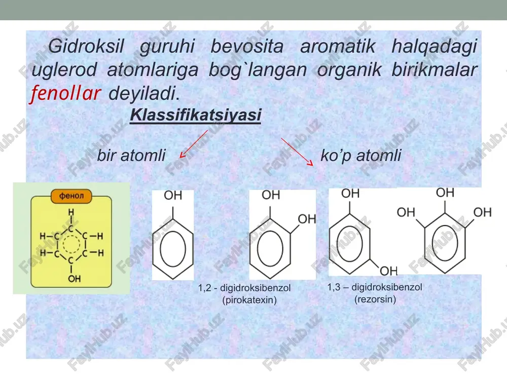fenollar va aromatik spirtlar - Page 5