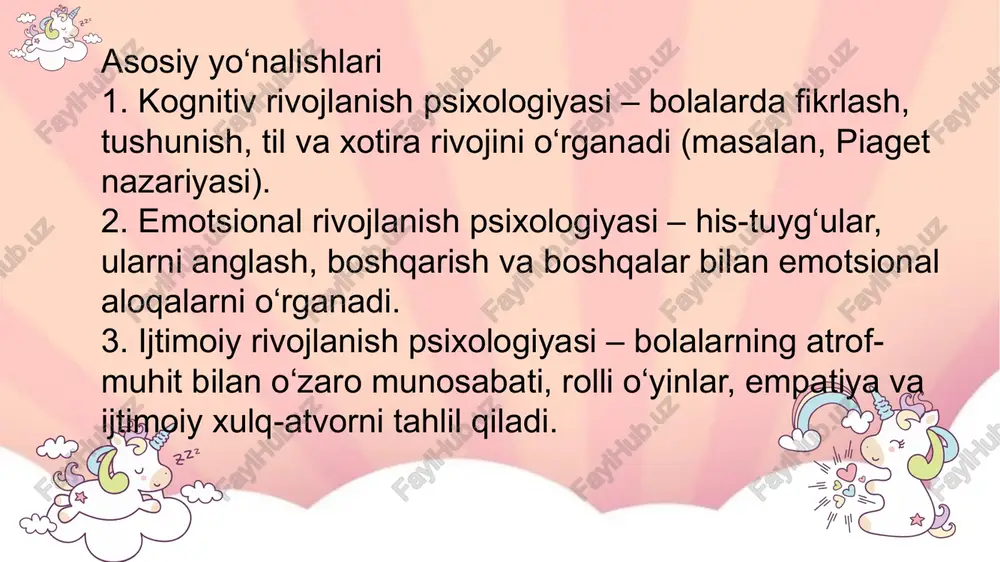 bolalar psixologiyasining asosiy yo'nalishlari - Page 5