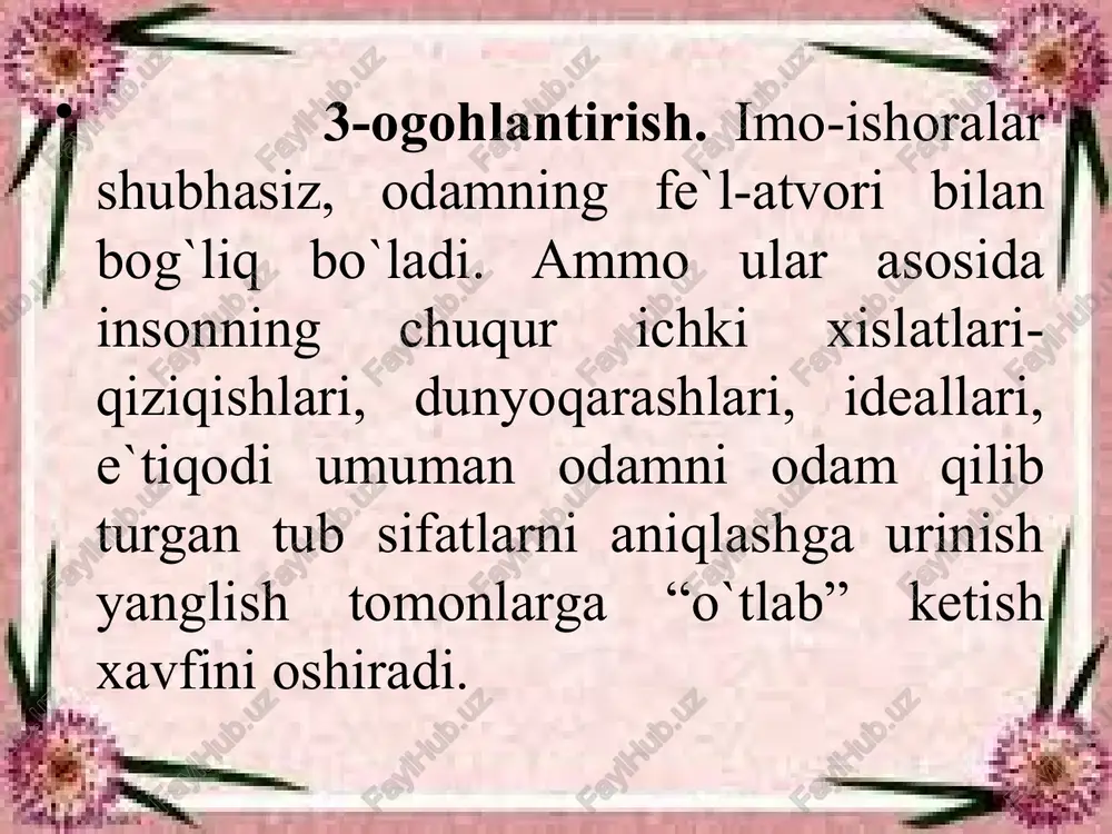 imo-ishoralari mazmunini o'rgangan foydali qo'llanma - Page 5