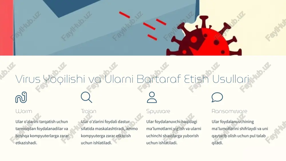 kompyuter viruslari: turlari, himoya va tahdidlar - Page 5