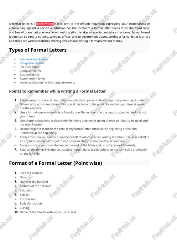 ormat of a formal letter (point wise) 1. sender’s address 2. date 3. name of the receiver 4. address of the receiver 5. salutation 6. subject 7. introduction 8. body conclusion 9. closing 10. name of the sender with signature or seal image1.gif image2.jpeg image3.jpeg speaking and listening - pre-intermediate - upper-intermediate let's talk about beauty conversation cards who's the most beautiful person in your country? what ‘bout your family? explain. how much time and money do you spend on beauty and appearance? give details. would you rather be beautiful, rich or intelligent? choose one. explain who's the prettiest woman on the planet? who's the most handsome man on earth? have you ever been to a beauty salon? what happens in there? have you ever had plastic surgery? would you consider it? why or why not? how can you improve your do you watch beauty pageants? | | how popular …