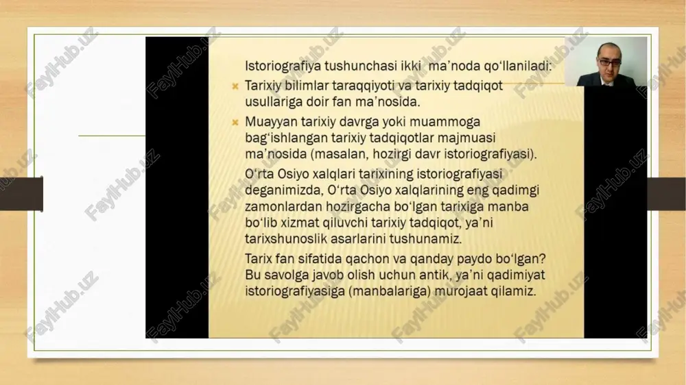 tarixshunoslik fani va uning vazifalari - Page 5