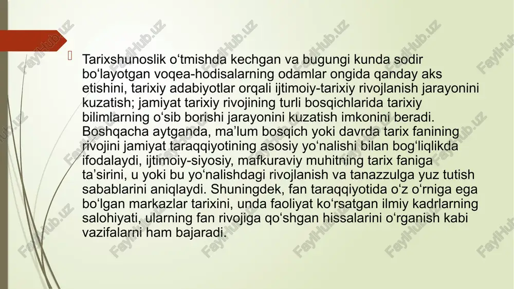 tarixshunoslik va manbashunoslik fanidan taqdimot - Page 5