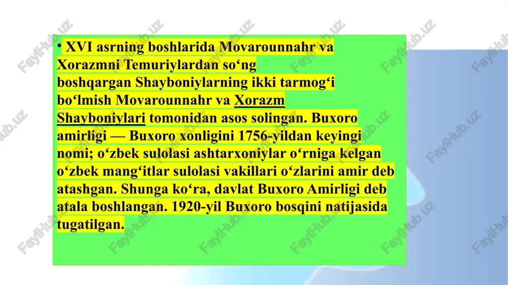 o'zbek xonliklari va milliy g'oya - Page 5