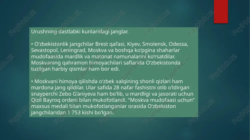 o'zbekistonlik jangchilarning frontdagi so'rati - Page 5